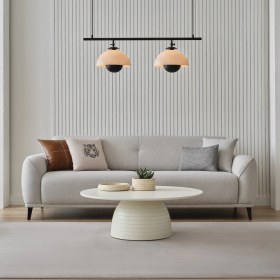 Resim Enza Home Cante 3'lü Yataklı Koltuk - Krem 