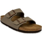 Resim Birkenstock Arizona Bs Gri Çift Toka Erkek Terlik Gri 