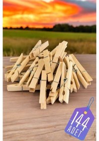 Resim Ahşap Mandal Seti 144 Adet 71 