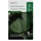 Resim Leaders Nature Effect Heartleaf Nemlendirici Maske 21 ml 
