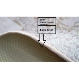 Resim Brillant Latex Kaymaz Taban Çocuk Halı-Rainbow Hl11276.801-(100X1 Çok Renkli 