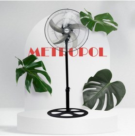 Resim METROPOL Sanayi Tipi Ayaklı Soğutucu Oda Serinletici Vantilatör Çelik Pervane 18'' 