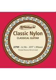 Resim D'addario J2705 Student Nylon Klasik Gitar Tek Tel A-la - Normal Tension - Naylon 