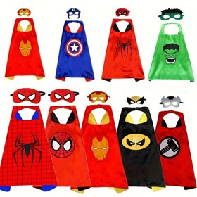 Resim Marvel Örümcek Adam Demir Adam Pelerin Karakter Kostümü Çizgi Film Pelerin Süper Kahraman Maske Baskılı Pelerin Cadılar Bayramı Kıyafeti, Cadılar Bayramı Kostümü, Cadılar Bayramı Partisi Kıyafeti, Cadılar Bayramı Partisi, Bataryasız 