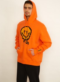 Resim Stork Myth Drippy Smiley Face Hoodie 