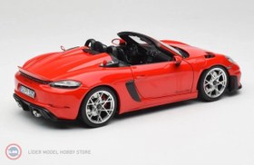 Resim 1:18 Norev 2023 Porsche 718 Spyder RS Guards Red 