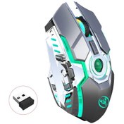 Resim Reedark Hxsj T30 Kablosuz 2.4g Usb Alıcı 5 Arka Aydınlatmalı Rgb Modu Mekanik Oyuncu Mouse 2400 DPI 