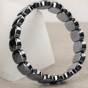 Resim Trehartz Doğal Taş Geniş Kesim Bileklik - 19 cm 