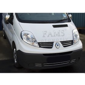 Resim Renault Trafic Krom Ön Panjur 6 Prç. 2001-2010 P.Çelik 