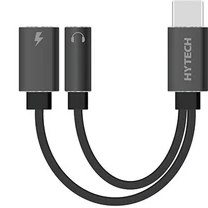 Resim Hytech HY-XO40 Gri Metal Typec To 3.5 Jack+Type-C Çevirici Gri 