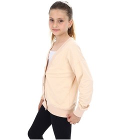 Resim Toontoy Kız Çocuk Okul Hırka Bej 