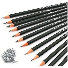 Resim Lyra Art Desıgn Profesyonel Dereceli Kalem Drawing Pencil H 
