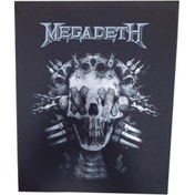 Resim StüdyoÜmitTişört Megadeth Skull Back Patch Sırt Patch Peç Arma Ve Kot Yamaları 