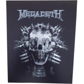 Resim StüdyoÜmitTişört Megadeth Skull Back Patch Sırt Patch Peç Arma Ve Kot Yamaları 