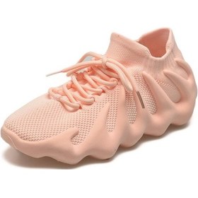 Resim Pembe Boyutu 35-45 Erkek/kadın Spor Ayakkabı Nefes Alabilen Hafif Koşu Ayakkabıları Kadın Ayakkabıları Erkek Spor Ayakkabı Pembe 
