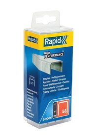 Resim Zımba Teli Tip 53, 6 Mm Zımba, 5.000 Adet Plastik Kutu, Ahşap Ve Kumaşlar İçin İnce Tel Kıskaçlar, Gri 