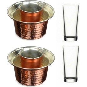 Resim Greender 2li Uzun Bardak ve Ehlikeyf 2li Rakı Bardağı ve Ehlikeyf 