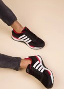 Resim Wanderfull Erkek Siyah Beyaz Günlük Rahat Spor Ayakkabı Sneaker 