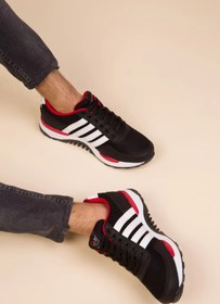 Resim Wanderfull Erkek Siyah Beyaz Günlük Rahat Spor Ayakkabı Sneaker 