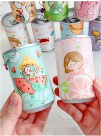 Resim Taşınabilir Konserve Islak Mendil Çok Renkli 