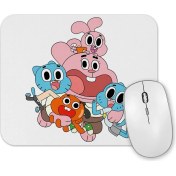 Resim Baskı Dükkanı Gumball Cartoon Network Mouse Pad 