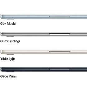 Resim Apple MacBook Air 13" M4 | 256 GB SSD 16 GB RAM 10 CPU 8 GPU 