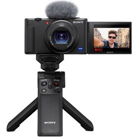 Resim Sony ZV-1 Aynasız Fotoğraf Makinesi + GP-VPT2BT Çekim Kolu (Sony Eurasia Garantili) 