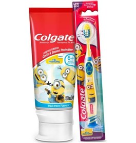Resim Colgate Minions 6+ Yaş Çocuk Diş Macunu 50 ML + Diş Fırçası 