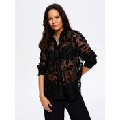 Resim Faik Sönmez Dantelli Kadın Gömlek W26GML018 (UW26GML018) 