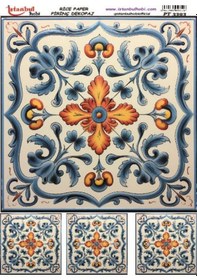 Resim Pirinç Dekopaj Kağıdı 30x42cm Pt-3393 