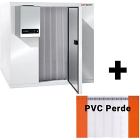 Resim Derin Dondurucu Oda - 1800x1200mm - 2,65m³ - Derin Dondurucu Ünite & Pvc Perde Dahil 