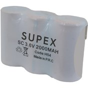 Resim SUPEX 3LÜ YANYANA SÜPÜRGE PİLİ 3.6V 2000MA 