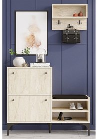 Resim Decormet Bred Ayakkabılık Travertine Diğer 