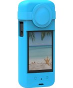Resim Cbtx Insta360 One X3 Yumuşak Kollu Panoramik Kamera Toz Geçirmez Kabuk-ox3-gjt-bk Silikon Silikon Koruyucu Kılıf-mavi 