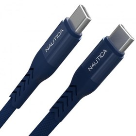 Resim Nautica C30 Type-C to Type-C 65W Hızlı Şarj ve Data Kablosu 2.1M Navy 