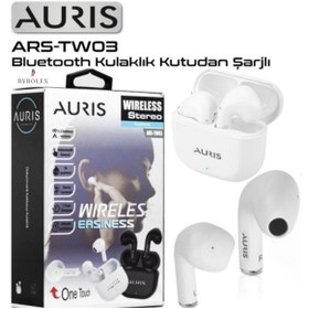 Resim Auris KUTUDAN ŞARJLI SUYA DAYANIKLI DOKUNMATİK KULAK İÇİ BLUETOOTH KULAKLIK 