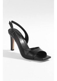 Resim Paris Siyah Desenli İnce Topuklu Ayakkabı Z103-siyah Siyah 