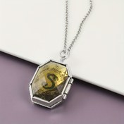 Resim 1pv Harry Potter Salazar Slytherin'in Sihirli Horcrux Kolye Kolyesi, Kadınlar ve Gençler için Cosplay Takısı Hediye 