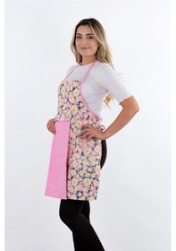Resim Damla Sıvı Geçirmez Su Geçirmez Mutfak Önlüğü Havlulu Mutfak Önlüğü Pembe 