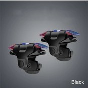 Resim Siyah Telefon Mobil Oyun Tetik Yangın Düğmesi Kolu Shooter Oyun Joystick Gamepad Pubg Yangın Çekim Amaç Anahtar L1 