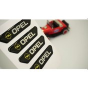 Resim Opel Logo Kapı Kenarı Koruma Metalize Damla Desen 3M Band 
