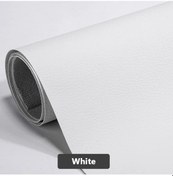 Resim Kendinden Yapışkanlı Deri Kanepe Tamir Yama Mobilya Masa Sandalye Etiket Koltuk White 20x30cm 