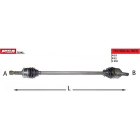 Resim Mga 70342 Aks Sağ Corsa C 00- 