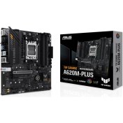 Resim Asus Tuf Gamıng A620M-PLUS Wıfı 2600 MHz Am5 DDR5 6400 Matx Anakart 