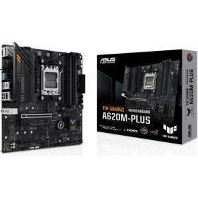 Resim Asus Tuf Gamıng A620M-PLUS Wıfı 2600 MHz Am5 DDR5 6400 Matx Anakart 