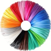 Resim 3D Kalemler için Canlı 15 Renkli PLA Filament Paketi, 1.75mm - Her Biri 10ft, Toplam 150ft, MYNT3D/SCRIB3D Yazıcılarla Uyumlu, PLA Örnekleri 