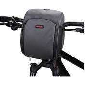 Resim Rogfer Rhinowalk Tf920 Bisiklet Gidon Çantası Çok Fonksiyonlu Büyük Kapasiteli Bisiklet Ön Çantası Gri Gri Gri 