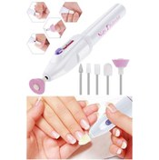 Resim MKR Turk Manikür Pedikür Tırnak Törpü Seti Pilli 