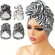 Resim Polyester Baskılı Turban Şapka - Hafif, Kentsel Tema, Esnek Olmayan, Düğün Günü, Yalnızca El Yıkama, Toggle Kapatma 
