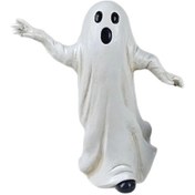 Resim Suntek Şömine Rafı Kitaplık İçin Sevimli Hayalet Figürü İsteğe Bağlı 